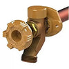 Woodford 1/2 In. SWT X 1/2 In. MIP X 3/4 In. MHT Anti-Siphon Frost Free Wall Hydrant, 17CP-12-MH Model 17 Wall Faucet (1/2 x 1/2 x 3/4 x 12)