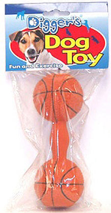 SMALL BASKETBALL DUMBELL TOY