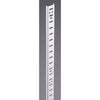 Knape & Vogt 255 Series 72 In. Zinc-Plated Steel Mortise-Mount Pilaster Shelf Standard