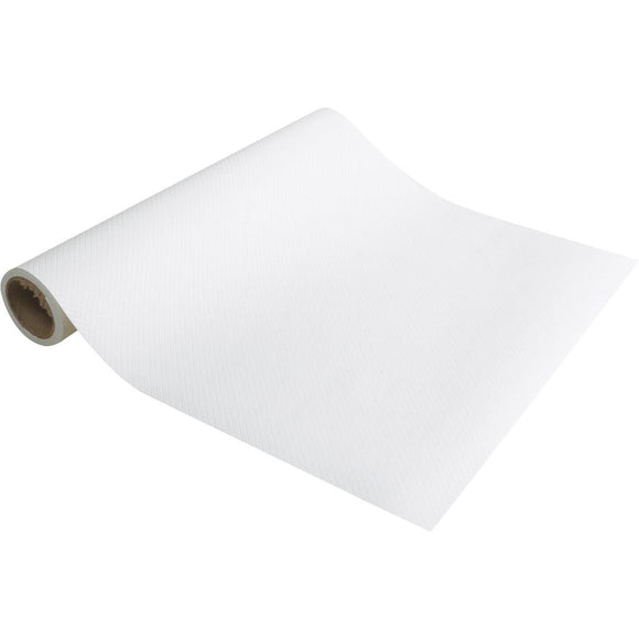 Con-Tact 12 In. x 5 Ft. White Non-Adhesive Shelf Liner