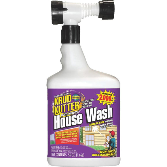 Krud Kutter Multi-Purpose House Wash Hose End Spray Concentrate, 56 Oz.