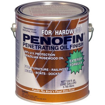 Penofin F5XHWGA Hardwood Exterior Penetrating Oil Finish, Natural ~ Gallon