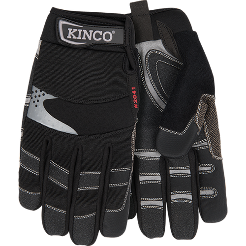Kinco Kincopro™ General™ Synthetic With Pull-Strap Medium, Black (Medium, Black)