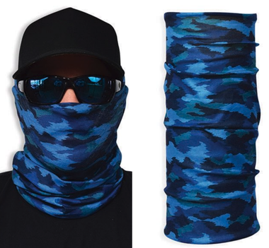 John Boy Face Guard Mask - Blue Camo (Blue Camo)