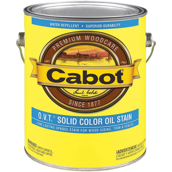 Cabot VOC Compliant O.V.T. Solid Color Exterior Stain, Deep Base, 1 Gal.