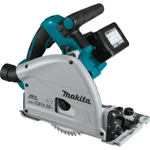 Makita 36V (18V X2) LXT® Brushless 6‑1/2 Plunge Circular Saw Kit (5.0Ah) (XPS01PTJ)