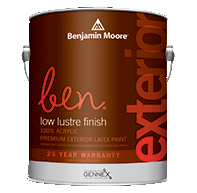 Benjamin Ben Waterborne Exterior Paint - Low Lustre (1 Gallon)