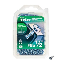 Teks #8 x 1/2-Inch Self-Tapping Drill Point Screw with Hex Wash