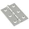 Broad Hinge, Nickel, 2 x 1-3/8 In., 2-Pk.