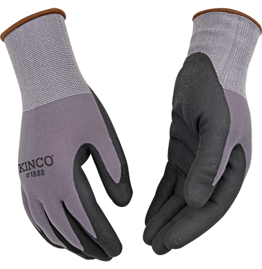 Kinco NYLON KNIT SHELL & MICRO-FOAM NITRILE PALM (Large)