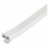 All Climate Weatherstrip, D Profile, White, 9/32-In. x 10-Ft.