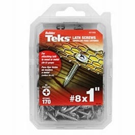 Lathe Screws, #8 x 1-In., 170-Ct.