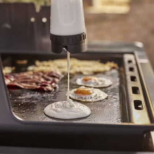 Weber Rust-Resistant Griddle Insert Compatible with 3-burner Genesis 2016+, Summit 2024+ (28.35H x 22.85W x 2.40D)