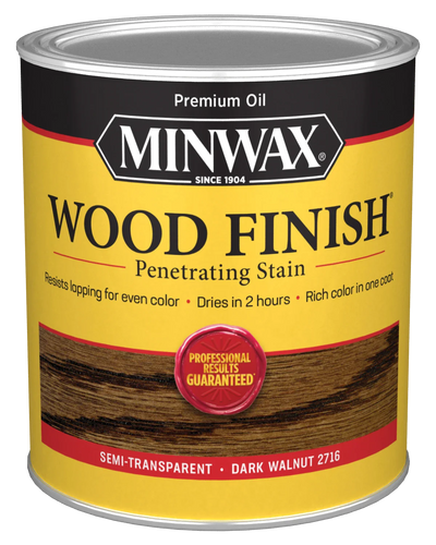 Minwax 270598 Semi-Transparent Silvered Grey Oil-Based Wood Stain 1 qt.