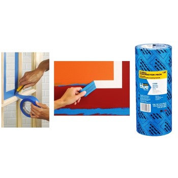 3M 051115091681 Painter's Blue Tape, Contractor Pack ~ 2