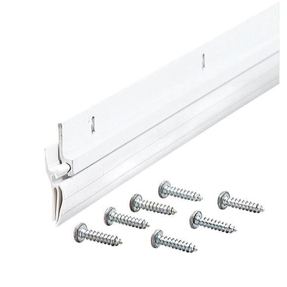 M-D 1-1/4 In. x 36 In. White Aluminum & Vinyl Door Sweep