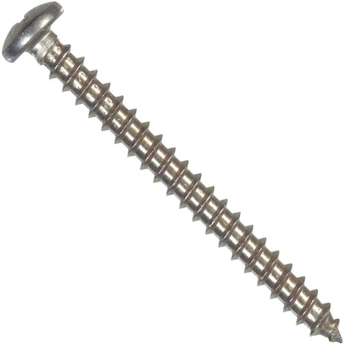 Hillman #12 x 3/4 In. Phillips Pan Head Stainless Steel Sheet Metal Screw (100 Ct.)