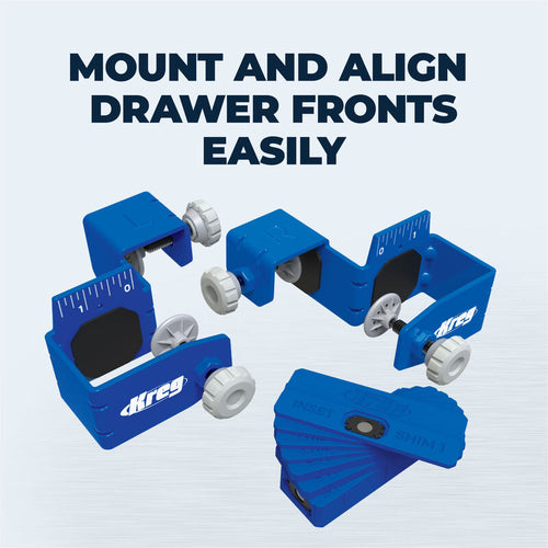 Kreg Drawer Front Mounting System (Blue)