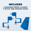 Kreg Drawer Front Mounting System (Blue)