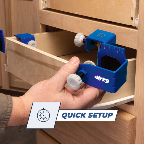 Kreg Drawer Front Mounting System (Blue)