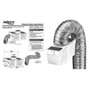 Deflect-O LTF Lint Trap / Super Duct Kit ~ Indoor