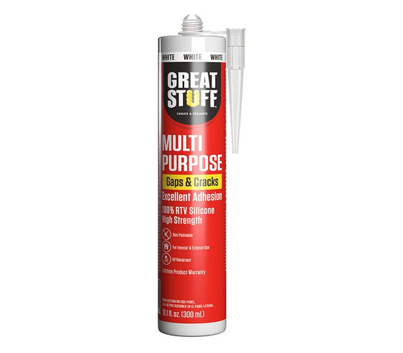 Great Stuff™ Multipurpose Silicone Caulk, 10.1 Fl. Oz. White