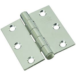 Door Hinge, Stainless Steel, 2.5-In.