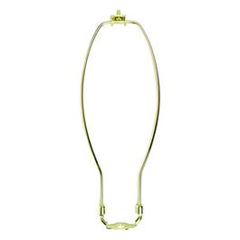 Lamp Harp, Polished Brass, 12-In.