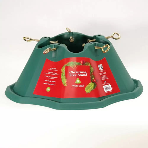 Oasis 519-st Christmas Tree Stand, Plastic, Green (Green)