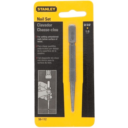 Stanley Black & Decker Steel Nail Set (2/32 in)