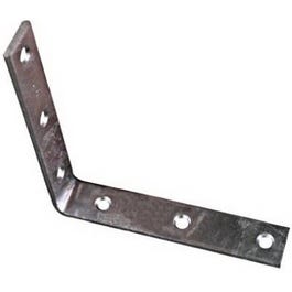 6 x 1-1/8-In. Galvanized Corner Brace