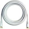 12-Ft. White RG6 Coaxial Cable With F Connectors