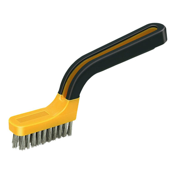 Allway Soft Grip Narrow Stainless Steel Stripper Brush, Labelled