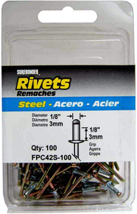 POP RIVETS 1/8IN COPPER SHORT 25/PK