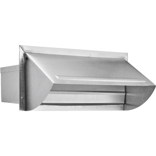 Lambro 3-1/4 In. x 10 In. Mill Finish Aluminum Kitchen Wall Vent Cap