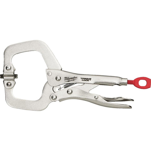 Milwaukee Torque Lock 6 In. Locking C-Clamp with Swivel Jaws