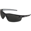 Edge Eyewear Khor G2 Gloss Black Frame Safety Glasses with Smoke Vapor Shield Lenses
