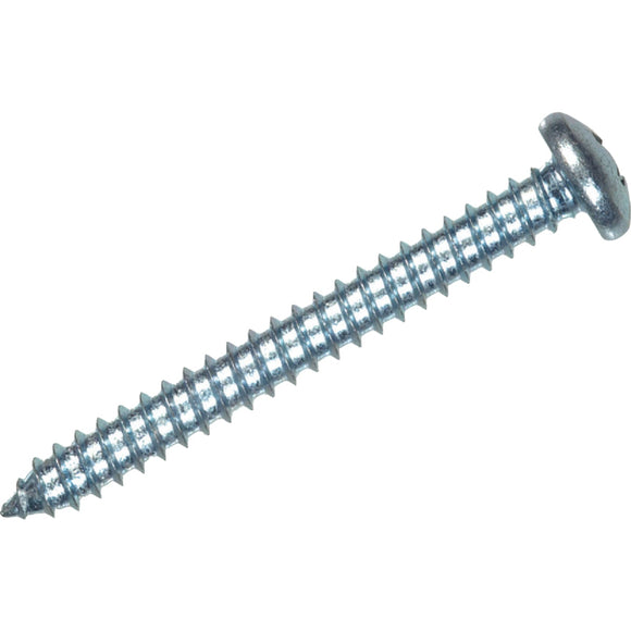 Hillman #8 x 1 In. Phillips Pan Head Zinc Sheet Metal Screw (16 Ct.)