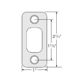 Kwikset 85063-010 Round Corner Deadbolt Strike